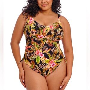 Elomi Women's Tiger Valley Non Wired Swimsuit, 36K/L